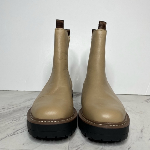 Sam Edelman Laguna Tan Leather Lug Sole Chelsea Boot 10W - Picture 6 of 12